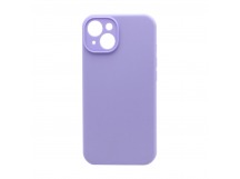 Чехол-накладка Silicone Case NEW без лого для Apple iPhone 14/6.1 (защита камеры) (047) сиреневый