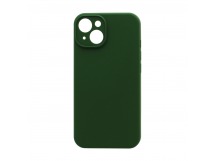 Чехол Silicone Case NEW без лого для Apple iPhone 14/6.1 (защита камеры) (061) зеленый