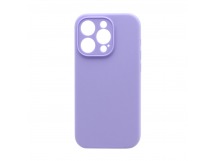 Чехол-накладка Silicone Case NEW без лого для Apple iPhone 14pro/6.1 (защита камеры) (047) сиреневый