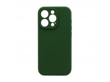 Чехол-накладка Silicone Case NEW без лого для Apple iPhone 14pro/6.1 (защита камеры) (061) зеленый