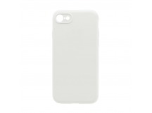 Чехол-накладка Silicone Case NEW без лого для Apple iPhone 7/8/SE 2020 (защита камеры) (009) белый