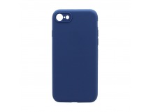 Чехол-накладка Silicone Case NEW без лого для Apple iPhone 7/8/SE 2020 (защита камеры) (020) синий