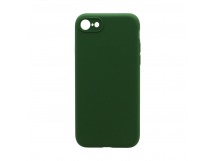Чехол Silicone Case NEW без лого для Apple iPhone 7/8/SE 2020 (защита камеры) (061) зеленый