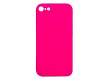 Чехол Silicone Case NEW без лого для Apple iPhone 7/8/SE 2020 (защита камеры) (062) розовый