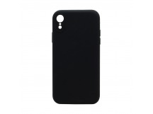 Чехол Silicone Case NEW без лого для Apple iPhone XR (защита камеры) (018) чёрный