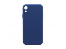 Чехол Silicone Case NEW без лого для Apple iPhone XR (защита камеры) (020) синий