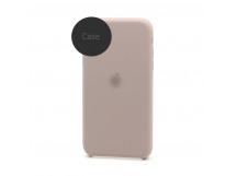 Чехол Silicone Case NEW с лого для Apple iPhone 11/6.1 (защита камеры) (019) розовый