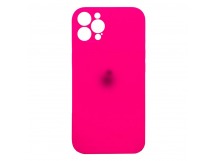 Чехол Silicone Case NEW с лого для Apple iPhone 12pro/6.1 (защита камеры) (062) розовый