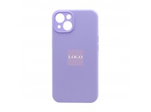 Чехол-накладка Silicone Case NEW с лого для Apple iPhone 13/6.1 (защита камеры) (047) сиреневый