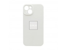 Чехол-накладка Silicone Case NEW с лого для Apple iPhone 14/6.1 (защита камеры) (009) белый