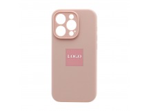 Чехол Silicone Case NEW с лого для Apple iPhone 14pro/6.1 (защита камеры) (019) розовый