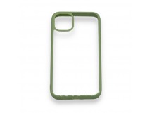 Чехол iPhone 11 Акриловый Зеленый