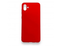 Чехол Samsung A04 (2022) Силикон Матовый Красный