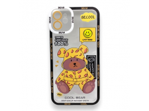 Чехол iPhone 11 (Full Camera/Baby Медведь) Силикон Прозрачный 1.5mm