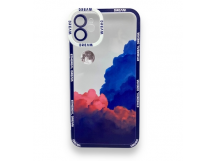Чехол iPhone 11 (Full Camera/Небо Синий) Силикон Прозрачный 1.5mm
