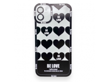 Чехол iPhone 11 (Full Camera/Сердце Be Love) Силикон Прозрачный 1.5mm