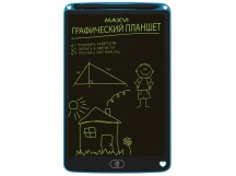 LCD планшет для заметок и рисования Maxvi MGT-02 10,5" синий