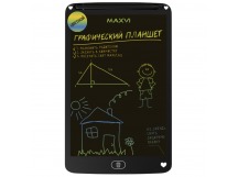 LCD планшет для заметок и рисования Maxvi MGT-02C 10,5" черный