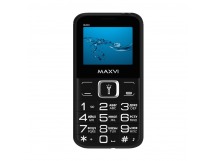 Мобильный телефон Maxvi B200 Black (2sim/2"/0,3МП/1400mAh)
