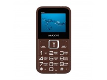 Мобильный телефон Maxvi B200 Brown (2sim/2"/0,3МП/1400mAh)