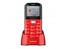 Мобильный телефон MAXVI B6 ds с док станцией Red (2,2"/0,3МП/1400mAh)