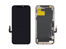 Дисплей для iPhone 12/12 Pro + тачскрин черный с рамкой (In-Cell JK)