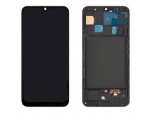 Дисплей для Samsung A505F/A507F Galaxy A50/A50s в рамке + тачскрин (черный) (OLED)