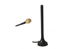 Антенна GSM внешняя, 3дБ RG174 3,0м SMA-M, RANT GSM-12 SMA-M 3м, чёрная