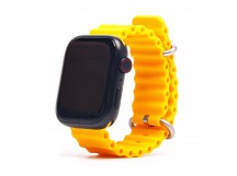 Ремешок - ApW26 Ocean Band Apple Watch 42/44/45/49мм силикон (yellow) (217827)