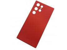 Чехол силиконовый Samsung S23 Ultra Soft Touch красный
