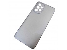 Чехол силиконовый Samsung A33 Fashion с блестками и защитой камеры серый