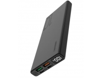 Внешний аккумулятор 10000 mAh DENMEN DP06 (2USB/PD/Micro/дисплей) черный