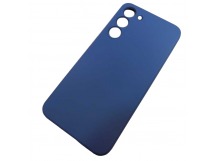 Чехол силиконовый Samsung S23 Plus Silicone Cover Nano 2mm темно-синий