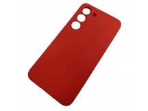 Чехол силиконовый Samsung S23 Silicone Cover Nano 2mm красный