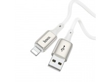 Кабель USB - Apple lightning Hoco X66 100см 2,4A (white) (215753)