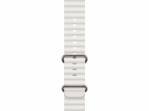 Ремешок для Apple Watch Series 42/44/45/49мм силиконовый белый