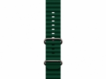 Ремешок для Apple Watch Series 42/44/45/49мм силиконовый зеленый