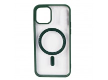 Чехол-накладка для iPhone 12/12 Pro Magsafe, Forest Green/хаки, в упаковке