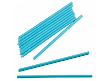 Палочки для леденцов 10см*0,3см (100шт) круглые бумажные синие 1/260уп