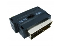 Переходник шт.SQ - 3гн.RCA с переключателем "Сигнал"