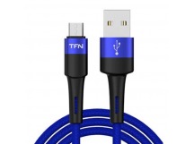 TFN кабель microUSB Envy 1.2m нейлон blu