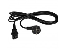 Кабель питания (евровилка - IEC C13, 1,8 м) Черный