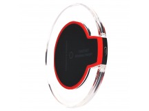 ЗУ Сетевое Беспроводное QI Wireless Fantasy Glass (повр. уп.) (black) (219344)