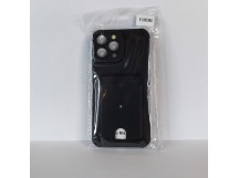 Чехол для iPhone 13 Pro Max с отделением для карт Card Case черный