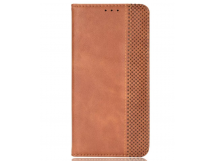 Чехол книжка Xiaomi Poco M5 / M4 5G с кошельком (коричневый)