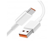 Кабель USB - Type-C для Xiaomi (6A, 120W, чип Turbo Charger) (тех.упак.) Белый - OR