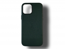 Чехол для iPhone 12 Pro Max кожаный Magsafe, зеленый