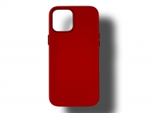 Чехол для iPhone 12 Pro Max кожаный Magsafe, красный