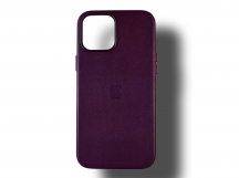 Чехол для iPhone 12 Pro Max кожаный Magsafe, фиолетовый