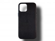 Чехол для iPhone 12 Pro Max кожаный Magsafe, черный